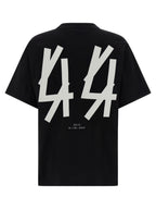44 Label Group Black Cotton T-Shirt