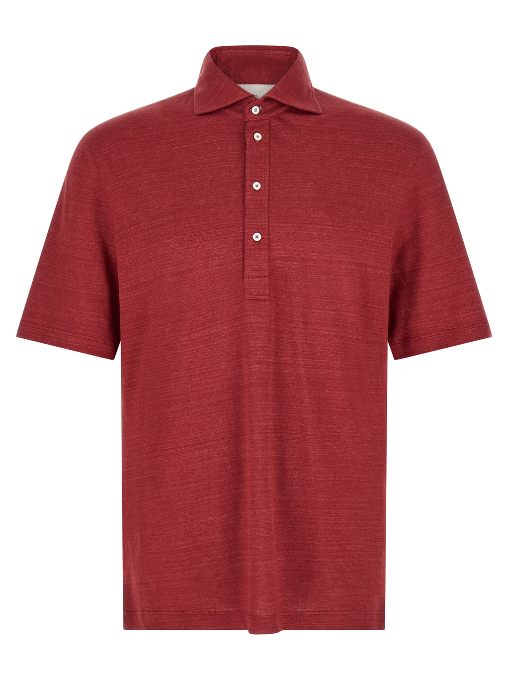 Brunello Cucinelli Multicolor Linen Polo Shirt