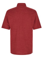Brunello Cucinelli Multicolor Linen Polo Shirt