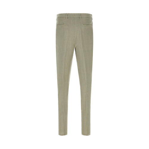 Brunello Cucinelli Bicolor Linen Casual Pants