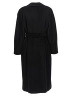 Max Mara Black Virgin Wool Coat