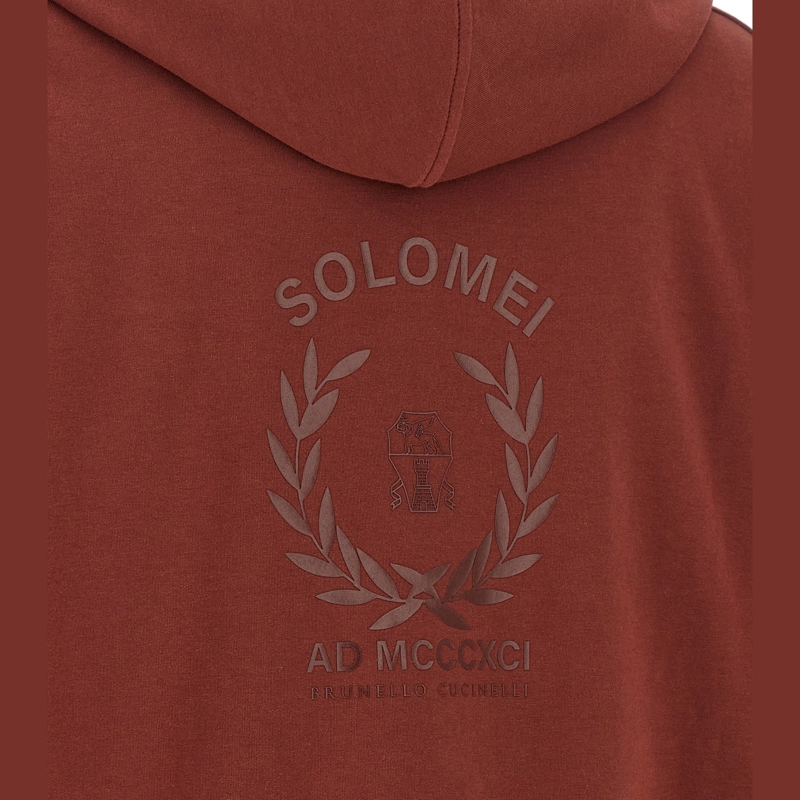 Brunello Cucinelli Bordeaux Cotton Sweatshirt