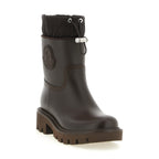 Moncler Brown Pvc Ankle Boots