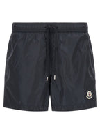 Moncler Blue Polyamide Cargo Shorts
