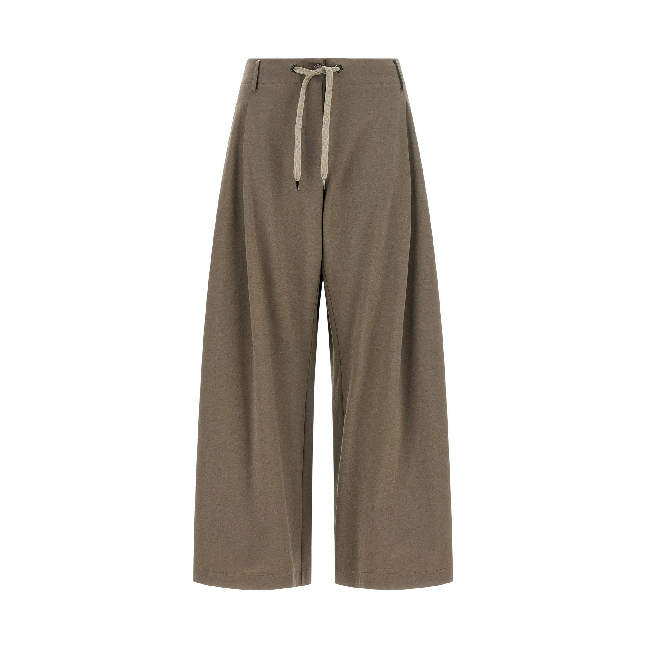 Brunello Cucinelli Gray Cotton Athletic Pants