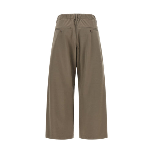 Brunello Cucinelli Gray Cotton Athletic Pants