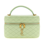 Saint Laurent Bicolor Lamb Leather Handbag