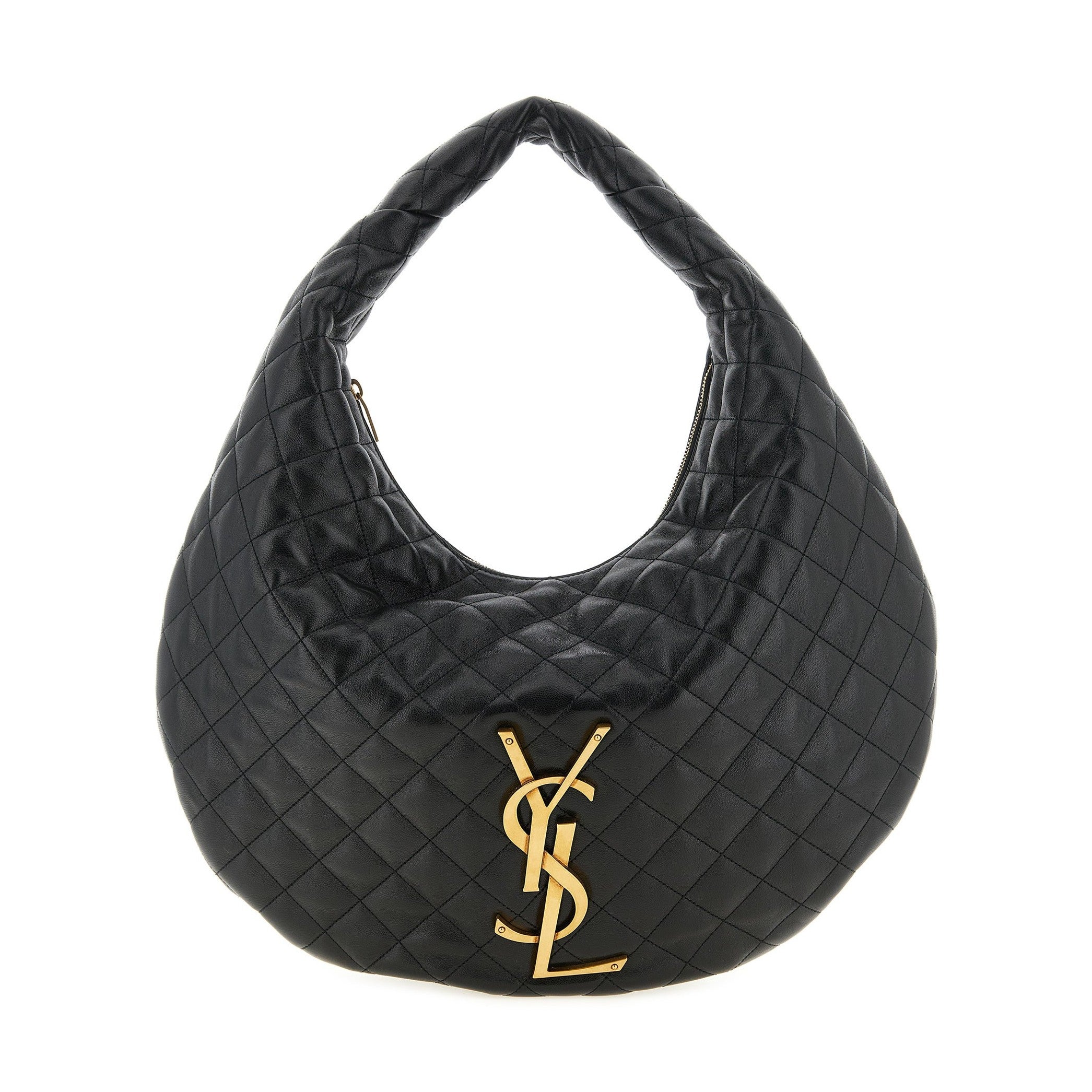 Saint Laurent Black Lamb Leather Shoulder Bag