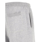 Brunello Cucinelli Gray Silk Bermuda Shorts