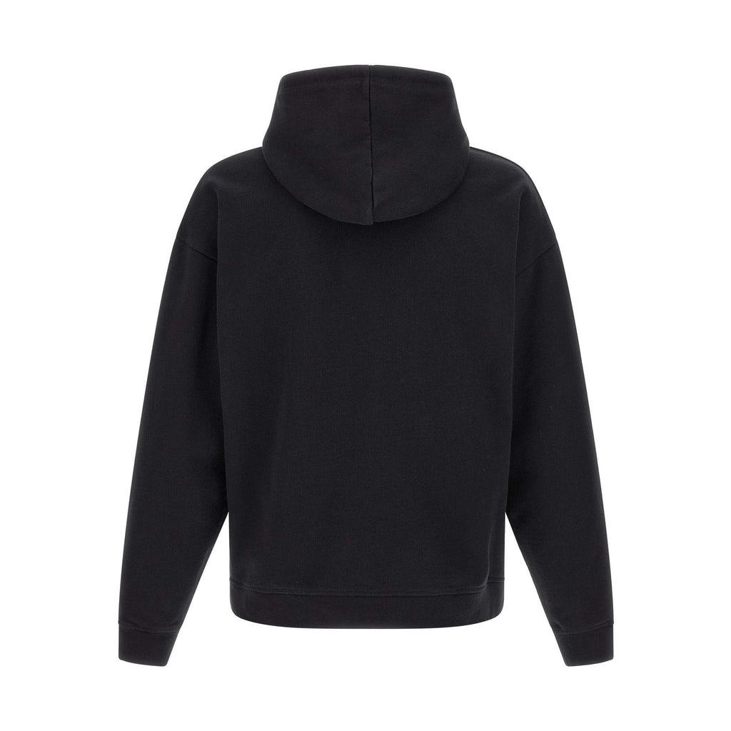 Black Cotton Sweatshirt