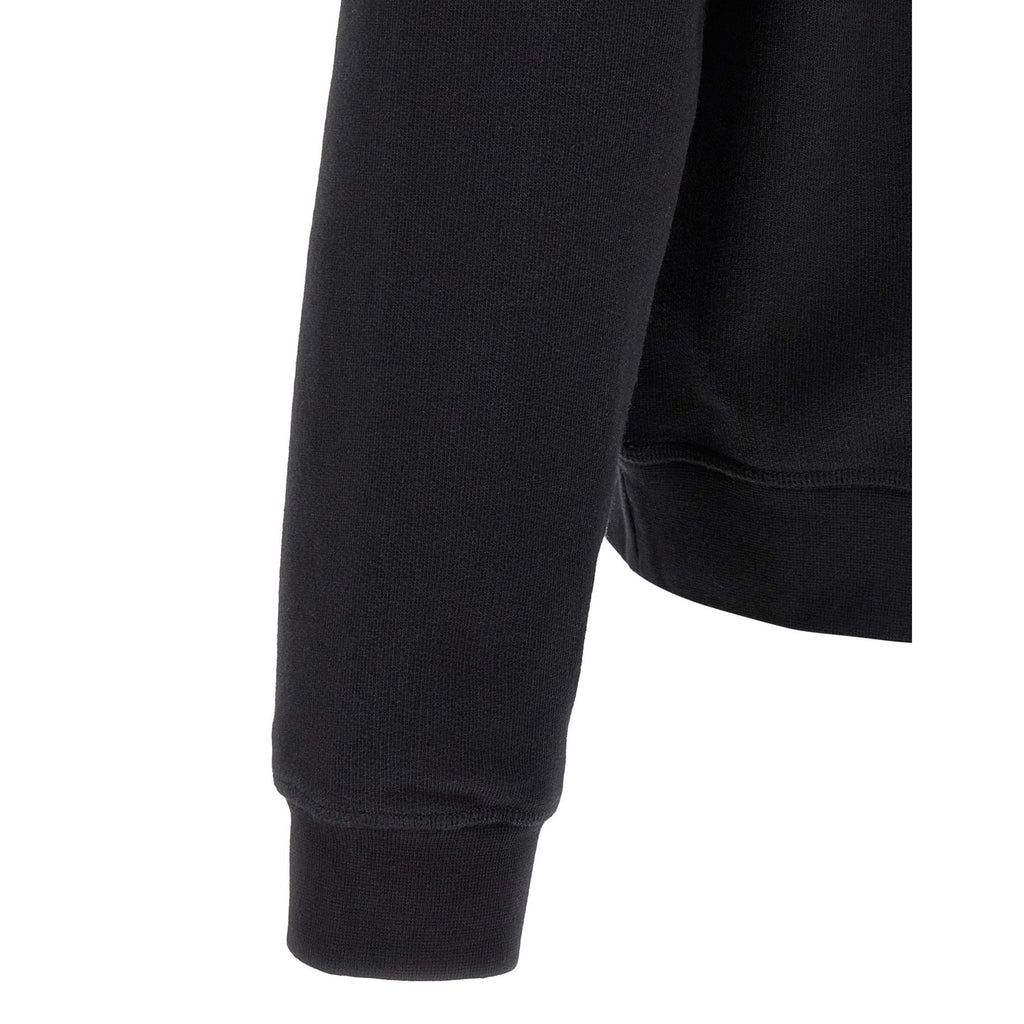Black Cotton Sweatshirt