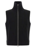 Maison Margiela Black Wool Sleeveles Sweater