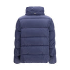 Herno Blue Polyester Full-Length Jacket