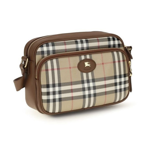 Burberry Beige Cotton Shoulder Bag