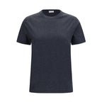 Brunello Cucinelli Gray Cotton T-Shirt