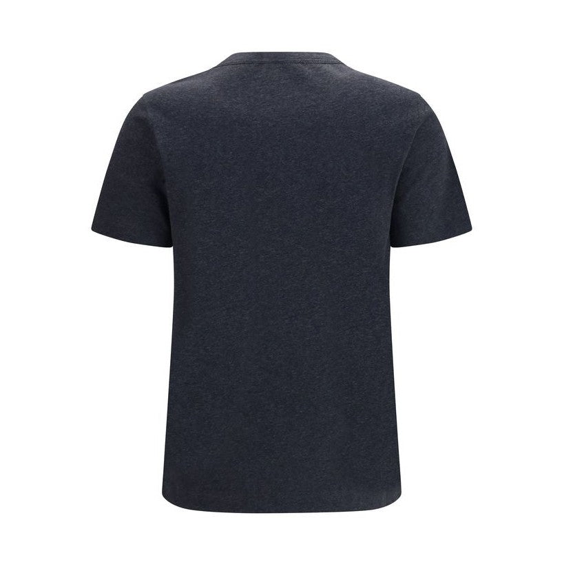Brunello Cucinelli Gray Cotton T-Shirt