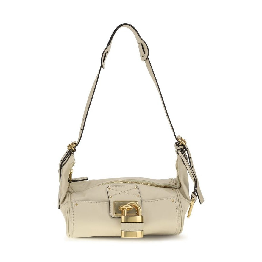 Chloé Beige Calf Leather Bos Taurus Shoulder Bag