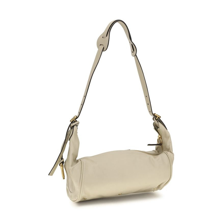Chloé Beige Calf Leather Bos Taurus Shoulder Bag
