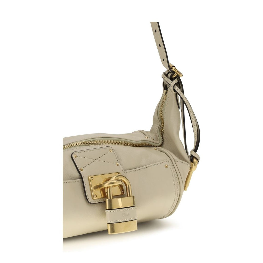 Chloé Beige Calf Leather Bos Taurus Shoulder Bag