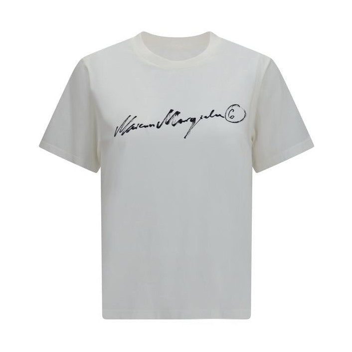 MM6 White Cotton T-Shirt