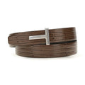 Tom Ford Brown Calf Leather Bos Taurus Belt