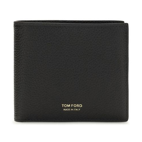 Tom Ford Black Calf Leather Bos Taurus Wallet