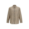 Beige Cotton Pattern Shirt