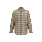 Beige Cotton Pattern Shirt
