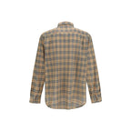 Beige Cotton Pattern Shirt