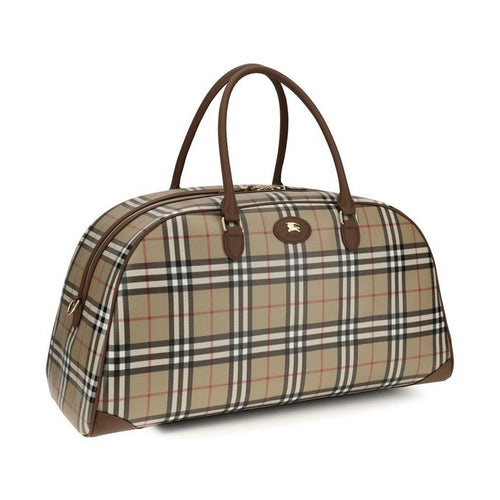 Burberry Beige Cotton Luggage And Travel