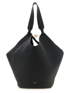Khaite Black Calfskin Tote Bag
