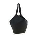 Black Calfskin Tote Bag