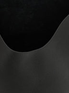 Khaite Black Calfskin Tote Bag