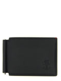 Brunello Cucinelli Black Goatskin Money Clip