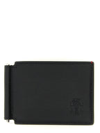 Brunello Cucinelli Black Goatskin Money Clip