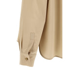 Beige Silk Blouse