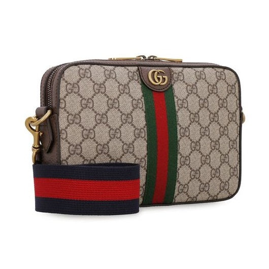 Gucci Beige Cotton Shoulder Bag