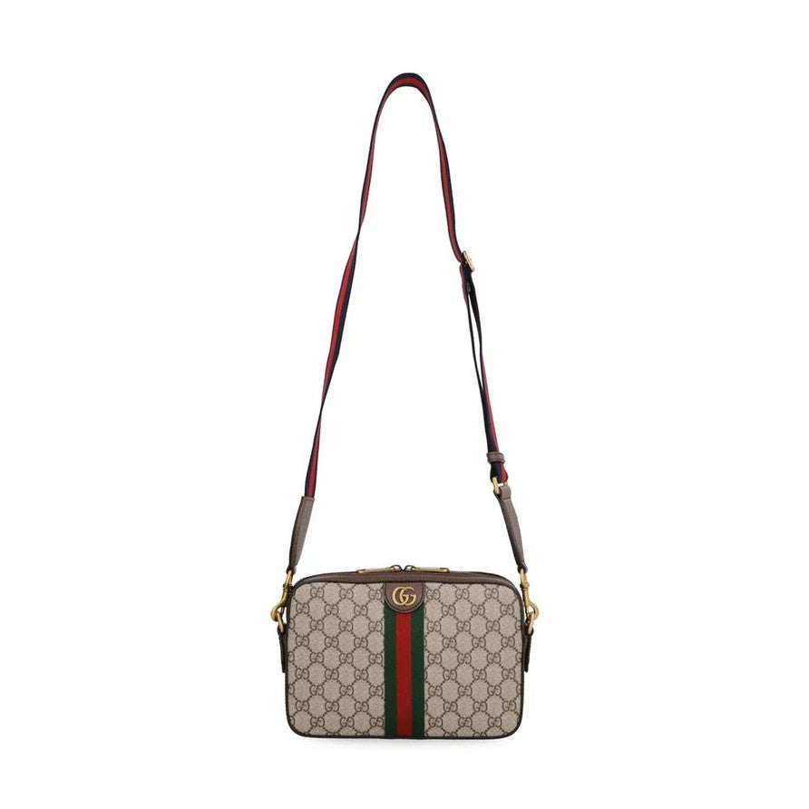 Gucci Beige Cotton Shoulder Bag