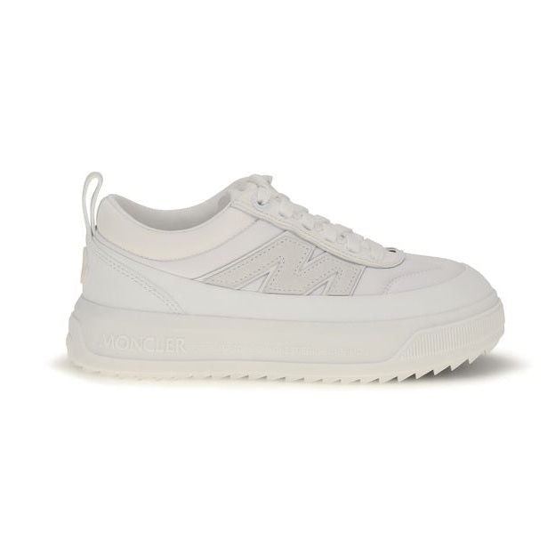 Moncler White Polyamide Athletic Sneakers