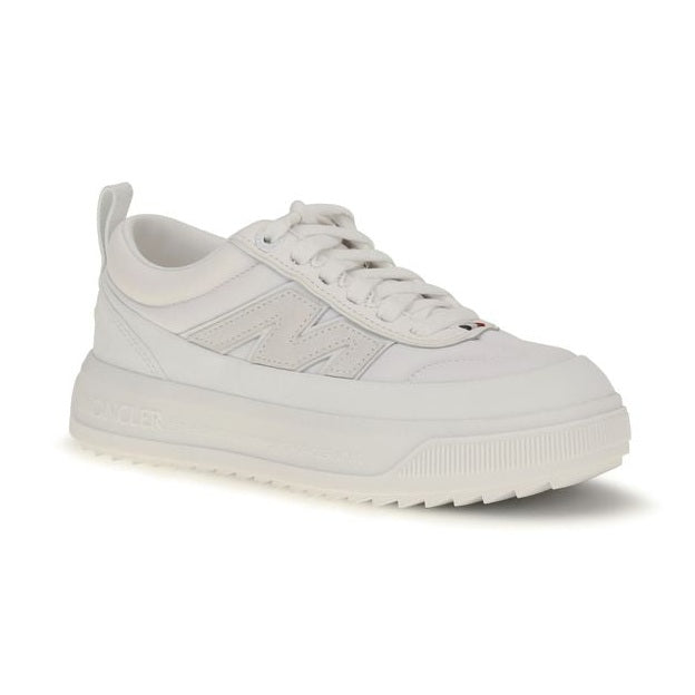 Moncler White Polyamide Athletic Sneakers