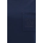 Max Mara Blue Cotton T-Shirt
