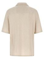 Brunello Cucinelli Beige Linen Blouse