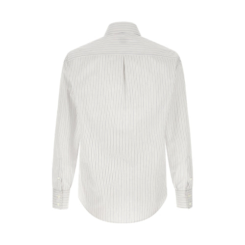 Brunello Cucinelli Blue Cotton Blouse