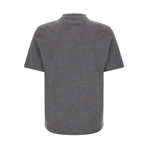 Brunello Cucinelli Gray Cotton T-Shirt
