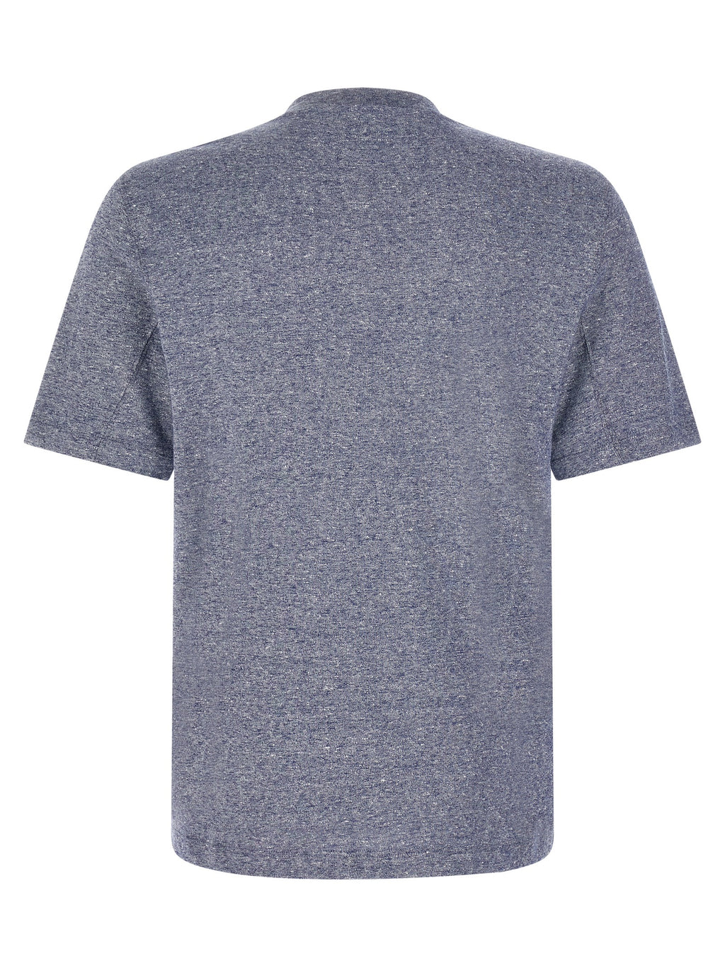 Brunello Cucinelli Blue Linen T-Shirt