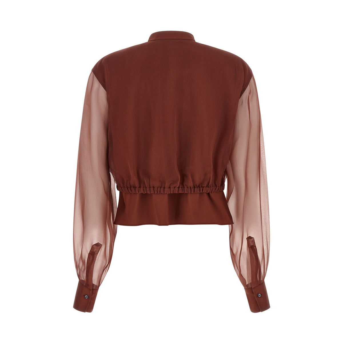 Brown Cotton Blouse