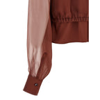 Brown Cotton Blouse