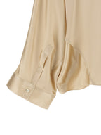 Brunello Cucinelli Beige Silk Blouse