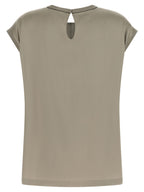 Brunello Cucinelli Bicolor Silk Blouse