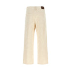 Brunello Cucinelli Beige Cotton Casual Pants